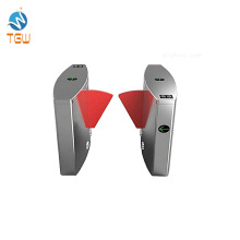 Traffic Management Acrylic Flap Barrier Wings Turnstile for Subway